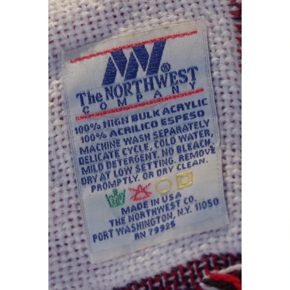Vintage Coca-Cola Woven Acrylic Coke Throw Blanket USA EUC‎ Northwest Company